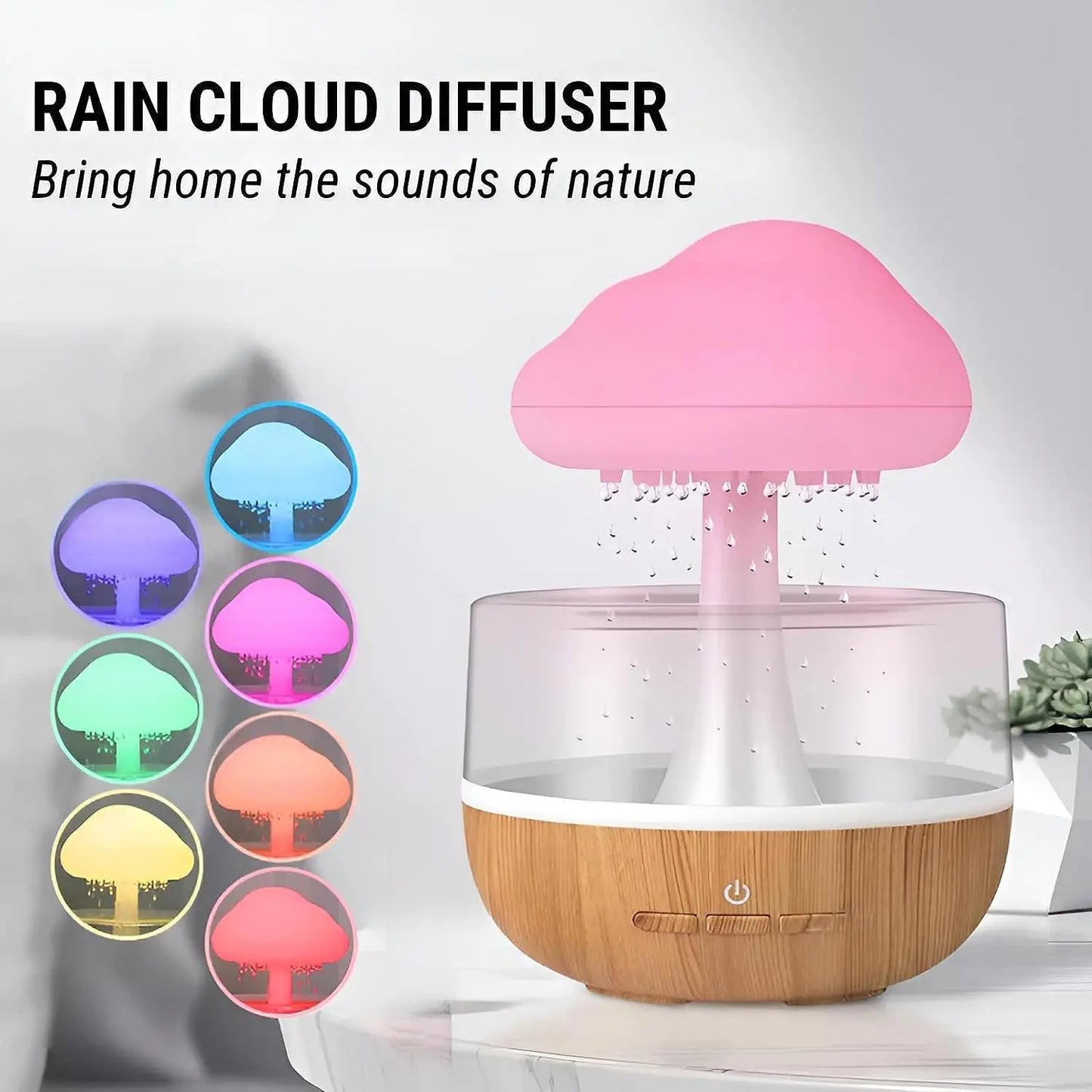 DreamCloud™ Humidificador Nube Efecto Lluvia