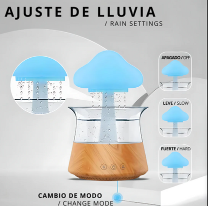 DreamCloud™ Humidificador Nube Efecto Lluvia